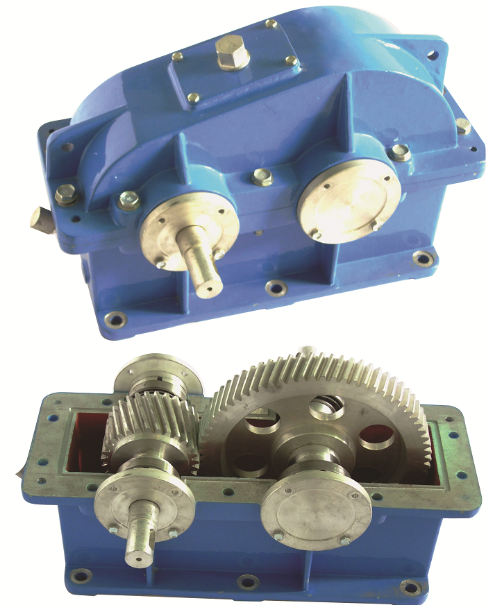 單級圓柱齒輪減速器拆裝模型,全鋁制單級齒輪減速器測繪模型