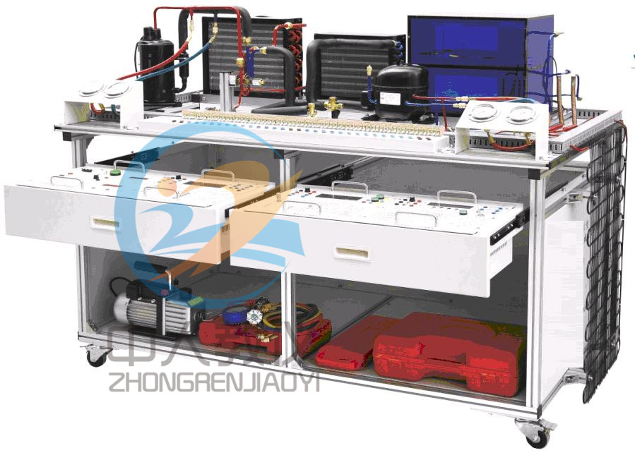 現(xiàn)代制冷與空調(diào)系統(tǒng)技能實訓裝置,現(xiàn)代制冷制熱實訓考核鑒定裝置