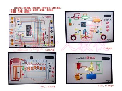 EQ1118G型汽車程控電教板(全套14件)